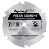 7-1/4 in. x 6-Tooth Fiber Cement Cutting Saw Blade by Avanti Pro -Graintex Sales avanti pro circular saw blades p0706chr 64 1000