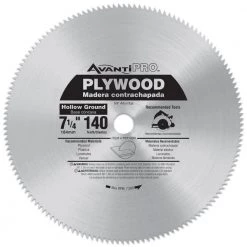 7-1/4 in. x 140-Tooth Plywood Circular Saw Blade by Avanti Pro