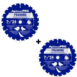 7-1/4 in. x 24-Tooth Framing Circular Saw Blade (2-Pack) by Avanti Pro