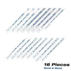 7-1/4 in x 24 Saw Blade, 13-Pieces Wood and Metal Recip Blades, 10-Pieces Spade Bit Set and 16-Pieces Jigsaw set by Avanti Pro -Graintex Sales avanti pro circular saw blades p724r13sju16s10 1f 1000