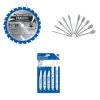 7-1/4 in. x 24 Tooth Saw Blade (4-Pack), 13-Pc Wood and Metal Recip Saw Blades and 10-Pc Spade Bit Set (27-Pc) by Avanti Pro -Graintex Sales avanti pro circular saw blades p724r4ps13s s10 64 1000