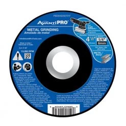 4-1/2 in. x 1/4 in. x 7/8 in. Metal Grinding Disc with Type 27 Depressed Center (10-Pack) by Avanti Pro