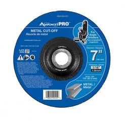 7 in. x 1/16 in. x 7/8 in. Metal Cut-Off Disc with Type 27 Depressed Center by Avanti Pro