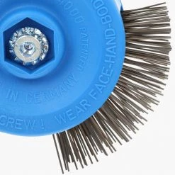 4 in. Drill Mount Quick-Strip Wire Brush by Avanti Pro -Graintex Sales avanti pro power sander accessories pww040wird01g 40 1000