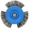 4 in. Drill Mount Quick-Strip Wire Brush by Avanti Pro -Graintex Sales avanti pro power sander accessories pww040wird01g 64 1000