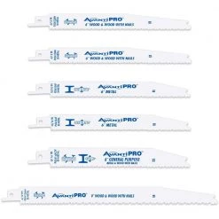 Bi-Metal Reciprocating Saw Blade Set (6-Piece) by Avanti Pro