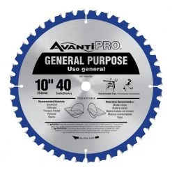 10 in. x 40-Tooth General Purpose Circular Saw Blade by Avanti Pro