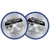 12 in. x 80-Tooth Fine Finish Circular Saw Blade (2-Pack) by Avanti Pro -Graintex Sales avanti pro table saw blades miter saw blades p128080pp 64 1000