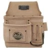 5-Pocket Left Handed Beige Top Grain Leather Tool Pouch by Graintex -Graintex Sales beige graintex tool belts st2255 64 1000