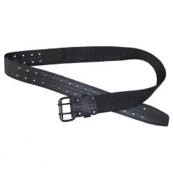 54 in. Polyester Web Belt with Leather Trim by Graintex