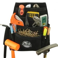 10-Pocket Black Leather Suede Nail & Tool Pouch by Graintex 12 10-Pocket Black Leather Suede Nail & Tool Pouch by Graintex -Graintex Sales black graintex tool belts ss2770 44 1000