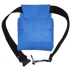 3-Pocket Nail and Tool Pouch with Blue Suede Leather Belt by Graintex -Graintex Sales blue graintex tool belts ss2133 66 1000