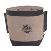 9 in. Large Pocket Nut and Bolt Tool Bag with Webbing Tunnel Loops for Belt in Heavy-Duty Leather by Graintex -Graintex Sales brown graintex tool bags sb2204 64 1000