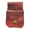 Single Pocket Top Grain Leather Nail and Tool Pouch by Graintex -Graintex Sales brown graintex tool belts al2386 64 1000