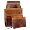 10-Pocket Right Handed Framers Professional Tool Pouch with Ambassador Series Top Grain Leather by Graintex