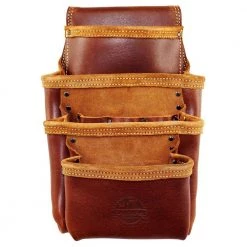 7-Pocket Framers Professional Tool Pouch with Ambassador Series Top Grain Leather by Graintex