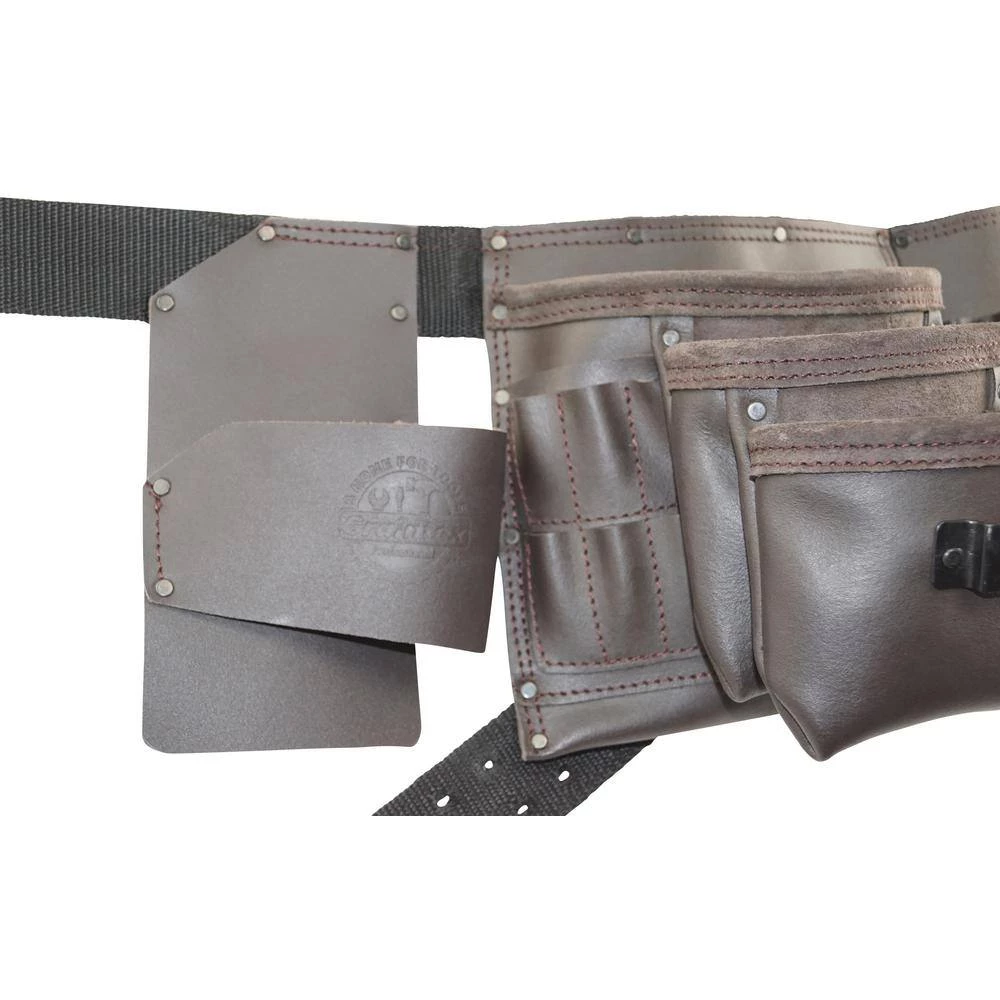 18-Pocket Electricians Tool Apron with Oil Tanned leather by Graintex 5 18-Pocket Electricians Tool Apron with Oil Tanned leather by Graintex - Image 3