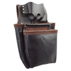 8-Pocket Oil Tanned Leather Framers Nail and Tools Pouch by Graintex 7 8-Pocket Oil Tanned Leather Framers Nail and Tools Pouch by Graintex -Graintex Sales brown graintex tool belts os2080 4f 1000