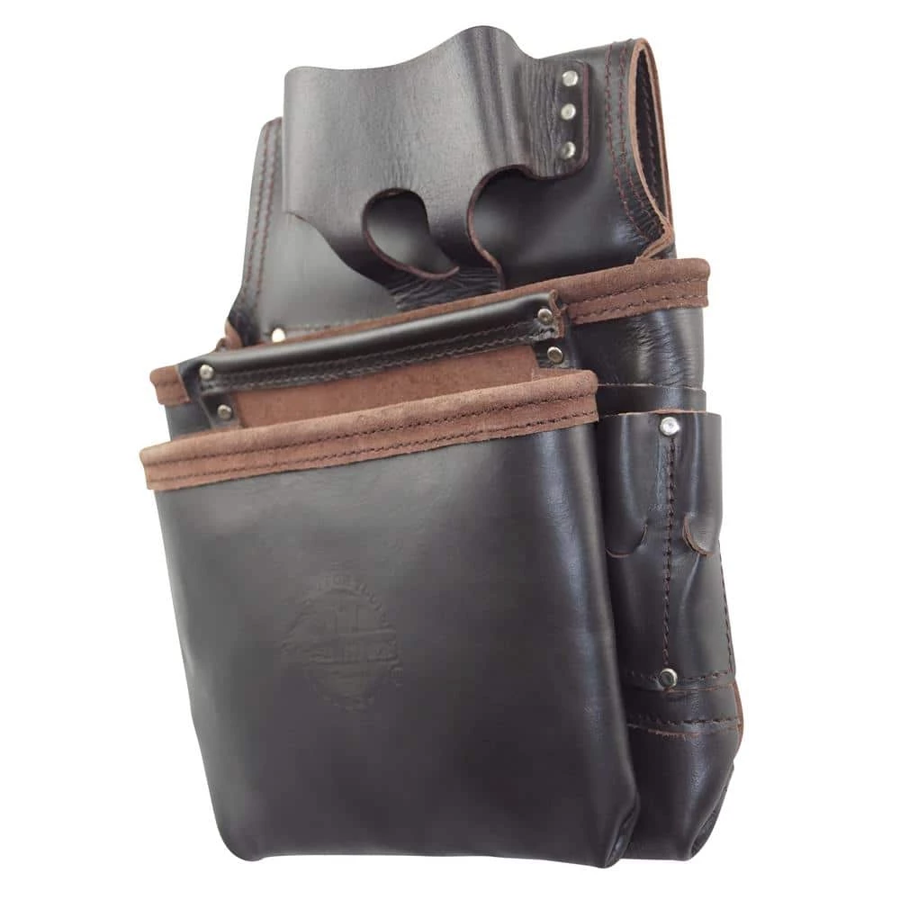 8-Pocket Oil Tanned Leather Framers Nail and Tools Pouch by Graintex 4 8-Pocket Oil Tanned Leather Framers Nail and Tools Pouch by Graintex - Image 2