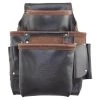 9-Pocket Oil Tanned Leather Framers Nail and Tools Pouch by Graintex