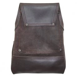 9-Pocket Oil Tanned Leather Nail and Tool Pouch by Graintex -Graintex Sales brown graintex tool belts os2251 66 1000