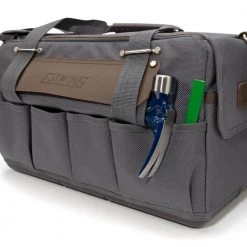18 in. 17-Pocket Framer's Tool Bag by Estwing -Graintex Sales brown gray estwing tool bags 94762 44 1000