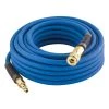 1/4 in. x 50 ft. PVC / Rubber Hybrid Air Hose with Brass 1/4 in. NPT Industrial Fitting and Universal Coupler by Estwing