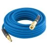 3/8 in. x 100 ft. PVC/Rubber Hybrid Air Hose with 1/4 in. Brass Fittings by Estwing -Graintex Sales estwing air hoses e38100pvcr 64 1000