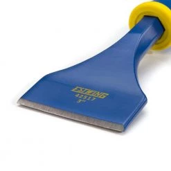 3 in. W Flooring Chisel with Protective Hand Guard Grip by Estwing -Graintex Sales estwing chisels 42517 4f 1000