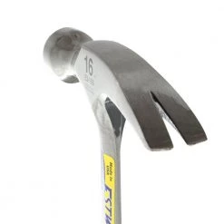 16 oz. Straight-Claw Hammer with Shock Reduction Grip by Estwing -Graintex Sales estwing claw hammers e3 16s 40 1000