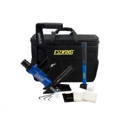 Pneumatic 18-Gauge L-Cleat Flooring Nailer with Fiberglass Mallet and Padded Bag by Estwing