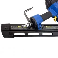 Pneumatic 34 degrees Clipped Head Framing Nailer with Padded Bag by Estwing -Graintex Sales estwing framing nailers efr3490 c3 1000