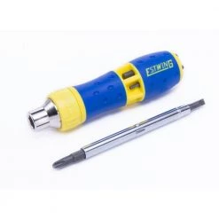 19-In-1 Reversible Ratcheting Screwdriver with 8-Piece Bit Set by Estwing -Graintex Sales estwing multi bit screwdrivers 42453 76 1000