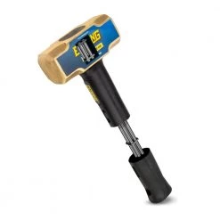 4 lbs. Brass Sledge Hammer with 12 in. Indestructible Handle by Estwing -Graintex Sales estwing sledge hammers esh 412x br 44 1000