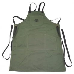 5-Pocket Canvas Tool Work Apron in Green by Graintex