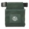 1-Pocket Leather Suede Nail and Tool Pouch with 2 in. Webbing Belt by Graintex -Graintex Sales hunter green graintex tool belts ss2512 64 1000