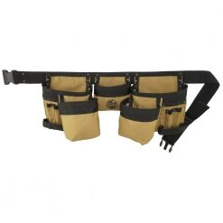 Khaki Canvas 11-Pocket Finisher Tool Apron by Graintex 12 Khaki Canvas 11-Pocket Finisher Tool Apron by Graintex -Graintex Sales khaki graintex tool belts cd2152 1f 1000