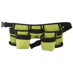 Lime Green Canvas 11-Pocket Finisher Tool Apron by Graintex -Graintex Sales lime green graintex tool belts cd2192 1f 1000