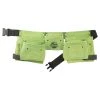 11-Pocket Suede Leather Lime Green Tool Apron with 2 Hammer Loops by Graintex