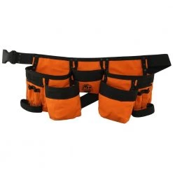 Orange Canvas 11-Pocket Finisher Tool Apron by Graintex -Graintex Sales orange graintex tool belts cd2150 1f 1000