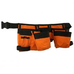 Orange Canvas 11-Pocket Finisher Tool Apron by Graintex -Graintex Sales orange graintex tool belts cd2150 4f 1000