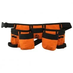 Orange Canvas 11-Pocket Finisher Tool Apron by Graintex