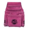 Pink 10-Pocket Suede Leather Tool Pouch by Graintex -Graintex Sales pink graintex tool belts ss1186 64 1000