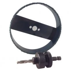 5-3/8 in. Carbide Grit Recessed Light Installation Kit by RemGrit -Graintex Sales remgrit hole saws bits grl502 c3 1000