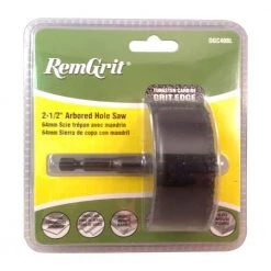Disston 2-1/2 in. Diameter Carbide Grit Arbored Hole Saw by RemGrit
