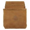 2-Pocket Oil Tanned Leather Nail and Tool Pouch by Graintex -Graintex Sales tan graintex tool belts os2318 64 1000
