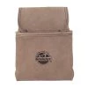 1-Pocket Suede Leather Nail and Tool Pouch by Graintex -Graintex Sales tan graintex tool belts ss2050 64 1000
