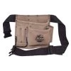 5-Pocket Nail and Tool Pouch with Belt Suede leather by Graintex