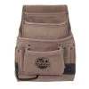 10 Pocket Nail and Tool Pouch with Suede leather by Graintex -Graintex Sales tan graintex tool belts ss2180 64 1000