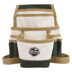 Canvas 10-Pocket Nail and Tool Pouch by Graintex